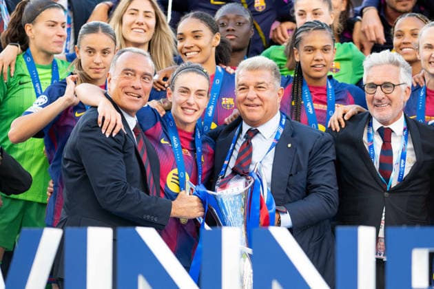 Fußball, FC Barcelona Präsident Joan Laporta im Krankenhaus, Archivbilder