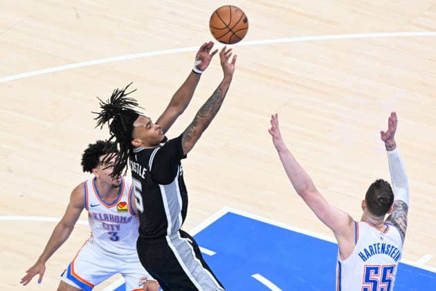 Basketball, NBA, Playoffs, Oklahoma City Thunder - San Antonio Spurs