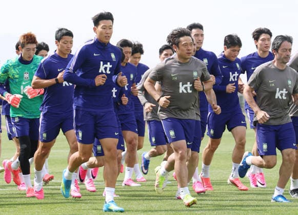 Fußball, FIFA WM 2026, Nationalteam Südkorea Training