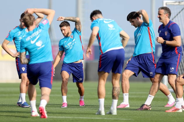 Fußball, Nationalteam Kroatien, Training