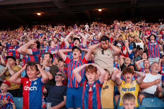 Fußball, ECL, Finale, Crystal Palace - Rayo Vallecano, Public Viewing in London