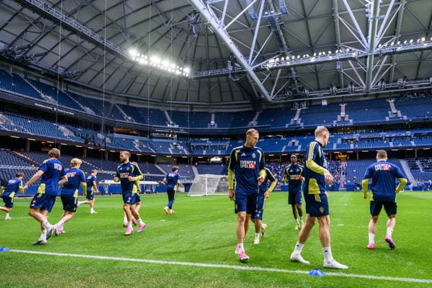 Fußball, Nationalteam Schweden, Training