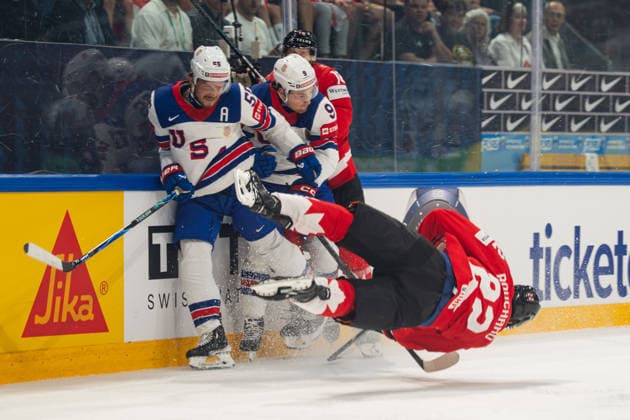 Eishockey, WM, Kanada - USA