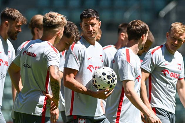 Fußball, Nationalteam Polen, Training