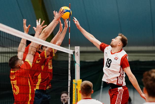 Volleyball, Länderspiel, Österreich - Spanien