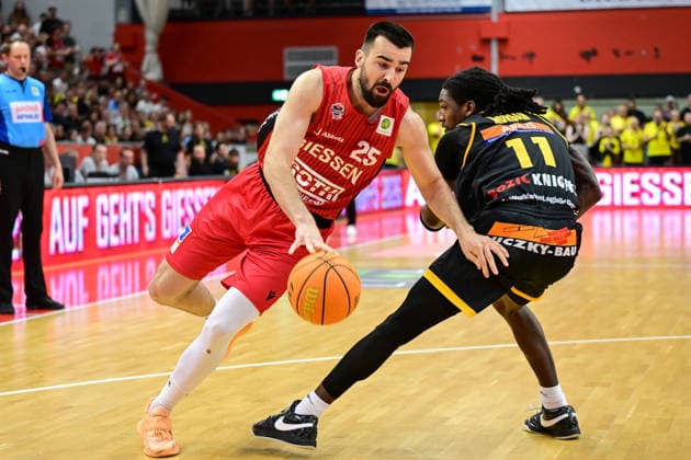 Basketball, 2. BL, ProA, Playoffs, Gießen 46ers - Knights Kirchheim