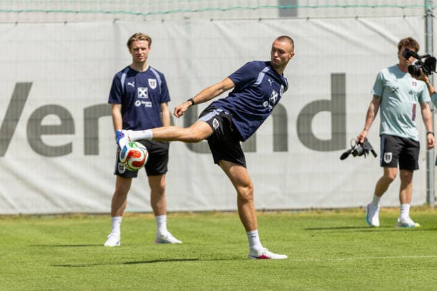 Fußball, Nationalteam Österreich, Training
