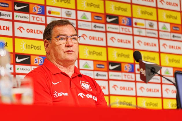 Fußball, Nationalteam Polen, Pressekonferenz