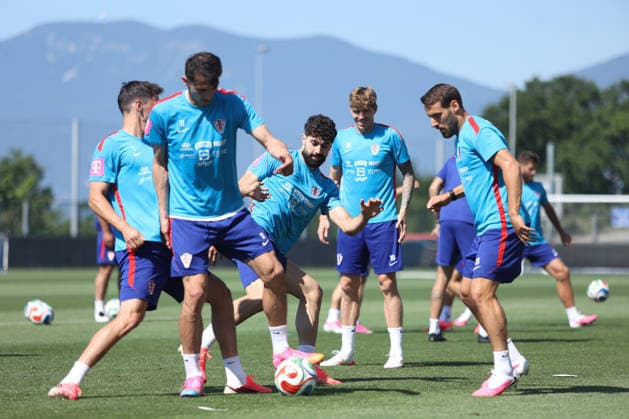 Fußball, Nationalteam Kroatien, Training
