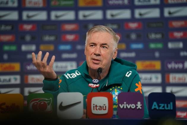 Fußball, Nationalteam Brasilien, Pressekonferenz
