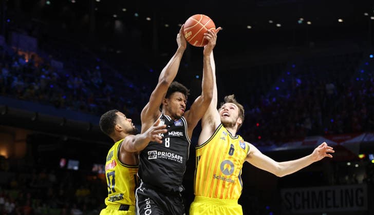 Basketball, BBL, Playoffs, Alba Berlin - Bamberg Baskets
