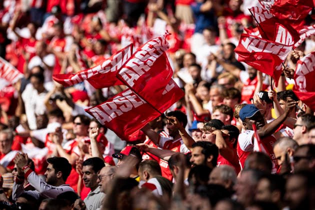 Fußball, CL, Finale in Budapest, Paris St. Germain - FC Arsenal, Die Fans