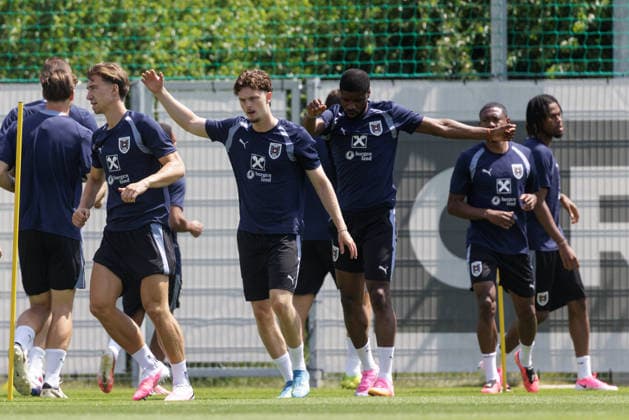 Fußball, Nationalteam Österreich, Training
