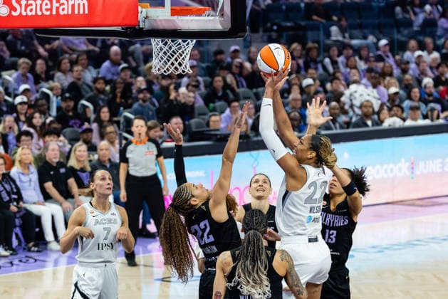 Basketball, WNBA, Golden State Valkyries - Las Vegas Aces