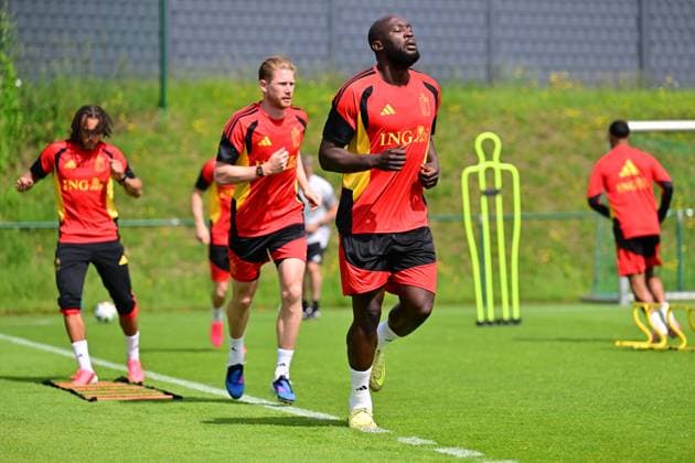 Fußball, Nationalteam Belgien, Training
