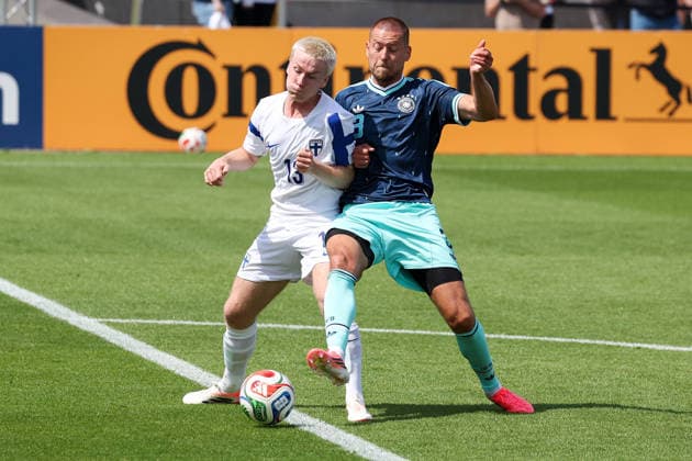 Fußball, Nationalteam Deutschland, Trainingsspiel gegen Finnland