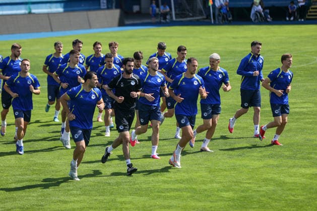 Fußball, Nationalteam Bosnien und Herzegowina, Training