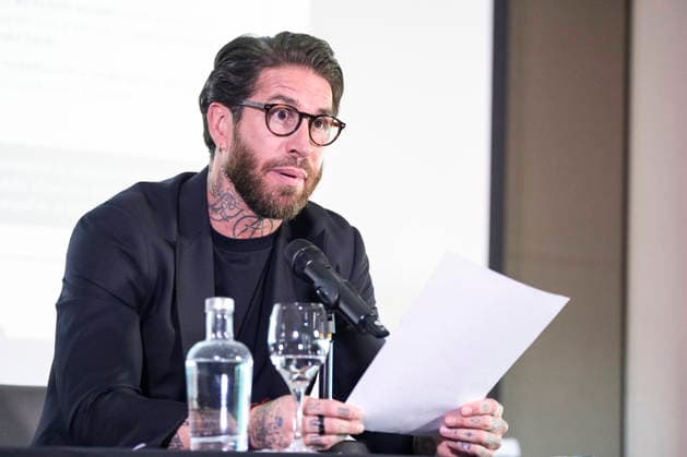 Fußball, Spanien, FC Sevilla, Pressekonferenz mit Sergio Ramos