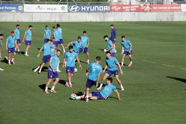 Fußball, Nationalteam Kroatien, Training