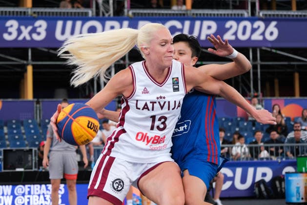 Basketball, FIBA 3x3 WM in Warschau, Frauen, Lettland - Philippinen