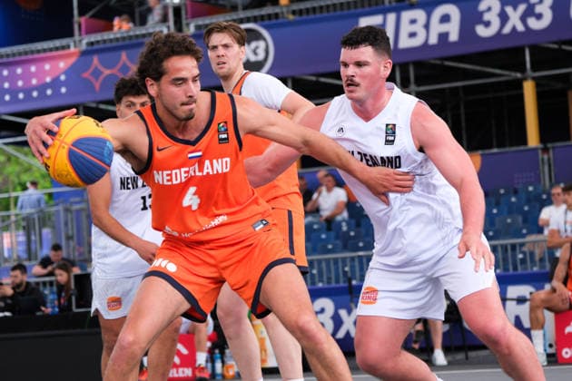 Basketball, FIBA 3x3 WM in Warschau, Männer, Niederlande - Neuseeland