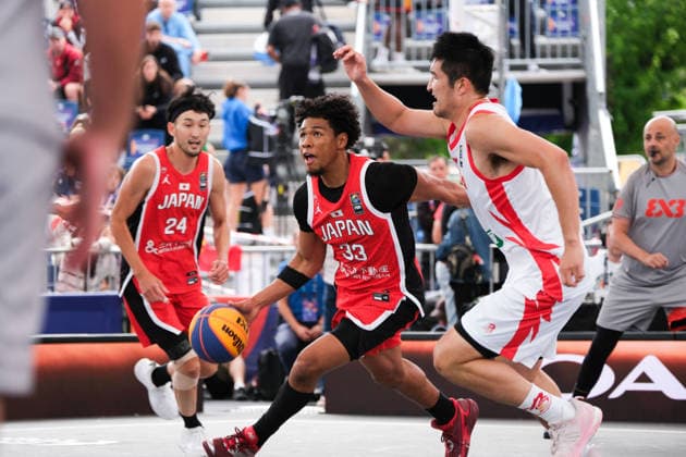 Basketball, FIBA 3x3 WM in Warschau, Männer, China - Japan