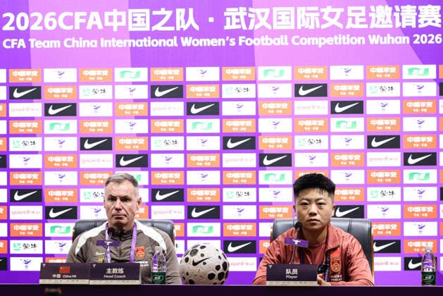 Fußball, Frauen, Nationalteam China, Pressekonferenz