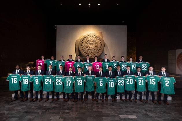 Fußball, FIFA WM 2026, Nationalteam Mexiko, Fototermin