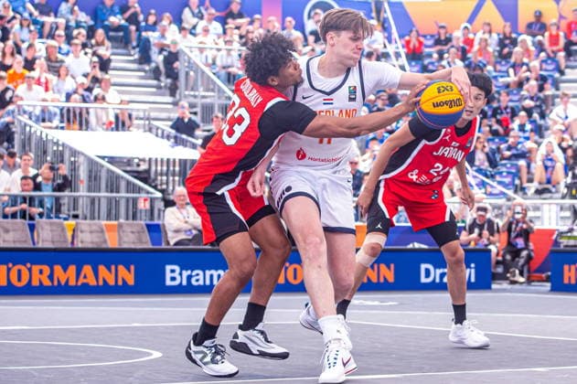 Basketball, FIBA 3x3 WM in Warschau, Männer, Japan - Niederlande