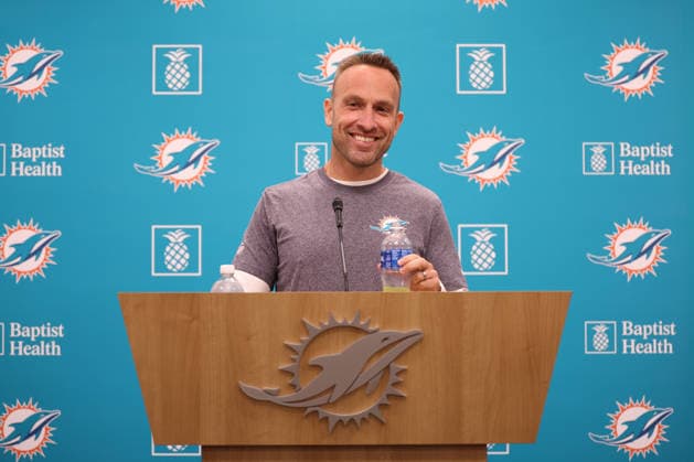 American Football, NFL, Miami Dolphins, Pressekonferenz und Training
