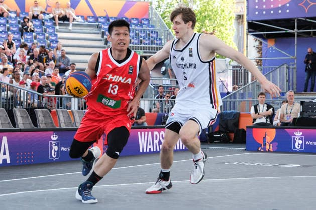 Basketball, FIBA 3x3 WM in Warschau, Männer, Deutschland - China