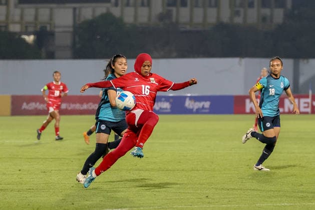 Fußball, Frauen, Länderspiel, Indonesien - Singapur