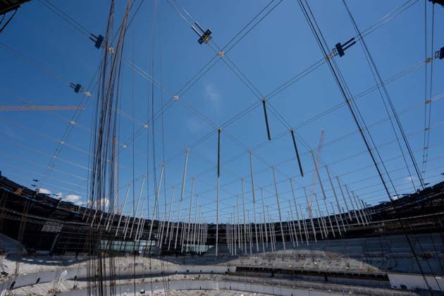 NFL, Bauarbeiten am neuen Stadion der Tennessee Titans