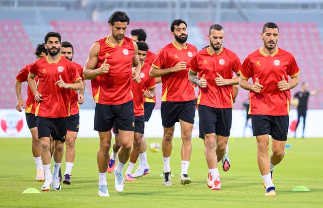 Fußball, AFC Asian Cup Quali, Nationalteam Libanon, Training und Pressekonferenz
