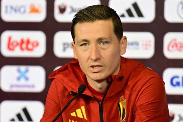 Fußball, FIFA WM 2026, Nationalteam Belgien, Pressekonferenz