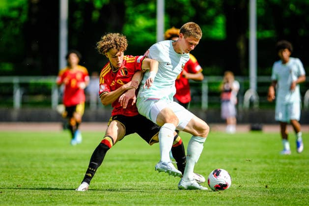Fußball, U17, EM, Belgien - Frankreich