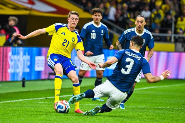 Fußball, Länderspiel, Schweden - Griechenland