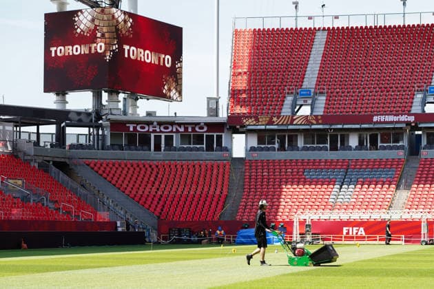 Fußball, FIFA WM 2026, Eindrücke aus Toronto vor Beginn der WM