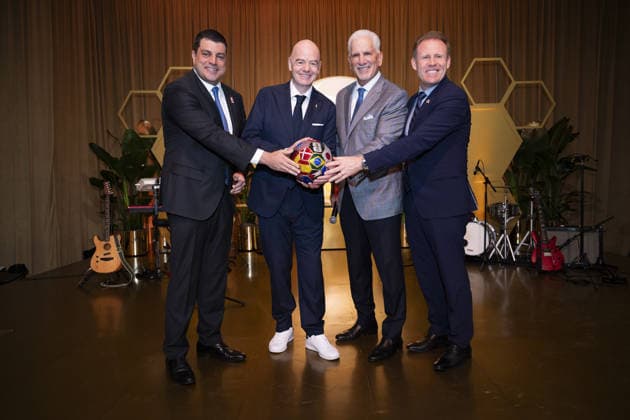 Fußball, FIFA WM 2026, Event mit Gianni Infantino in Miami
