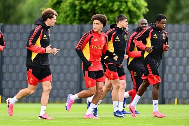 Fußball, FIFA WM 2026, Nationalteam Belgien, Training