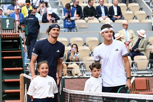 Tennis, French Open, Tag 13, Zverev - Mensik