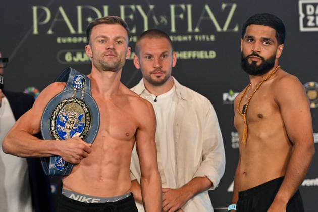Boxen, Josh Padley - Aqib Fiaz, Wiegetermin in Sheffield