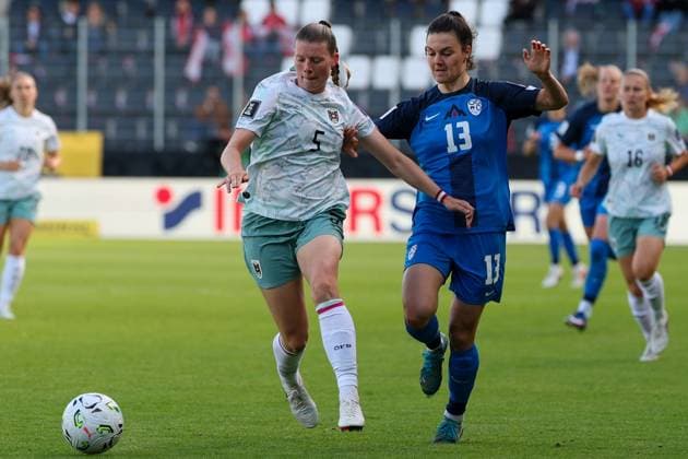 Fußball, Frauen, WM Quali, Österreich - Slowenien
