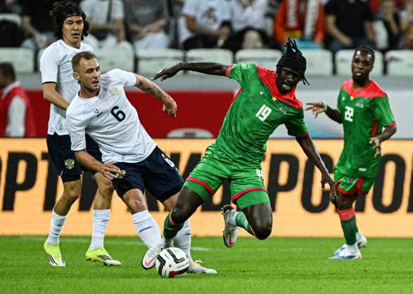 Fußball, Länderspiel, Russland - Burkina Faso