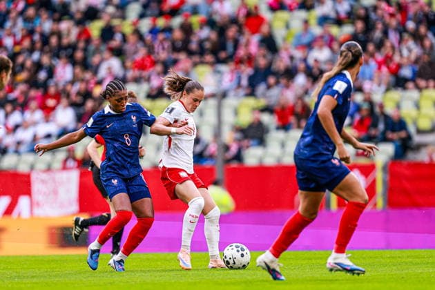 Fußball, Frauen, WM Quali, Polen - Frankreich