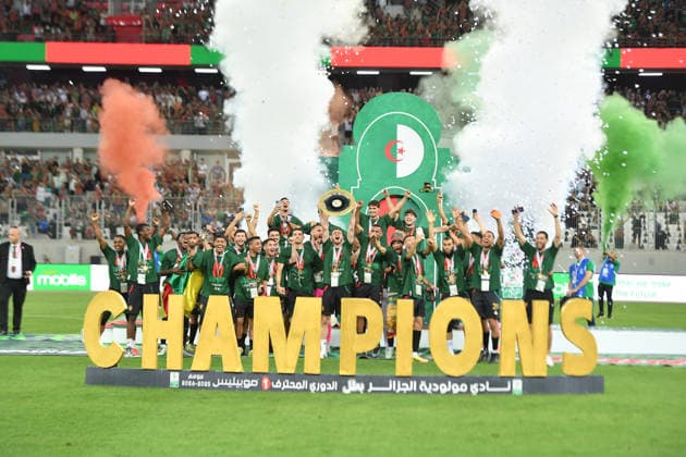 Fußball, Algerien, MC Alger feiert Meisterschaft