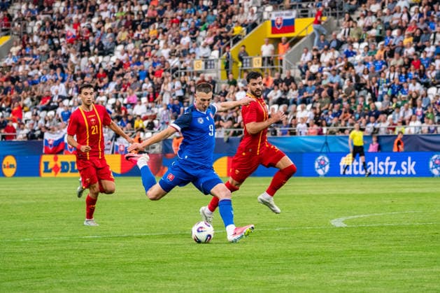 Fußball, Länderspiel, Slowakei - Montenegro