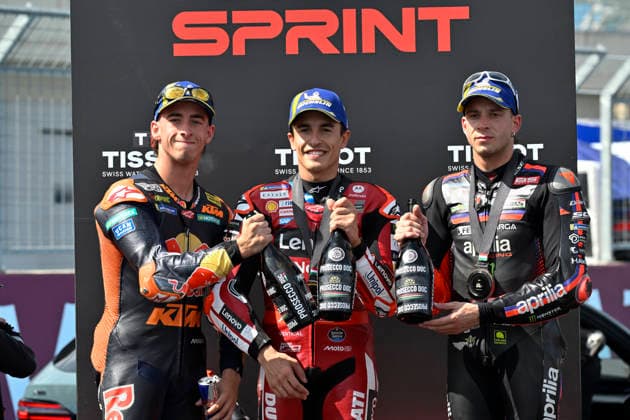 Motorsport, MotoGP, GP Ungarn, Marc Marquez gewinnt Sprint