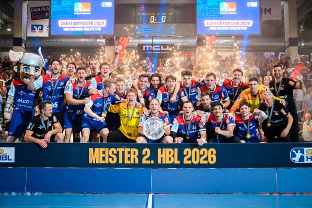 Handball, 2. HBL, HBW Balingen-Weilstetten feiert die Meisterschaft