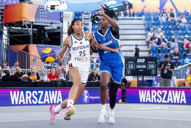 Basketball, FIBA 3x3 WM in Warschau, Frauen, Australien - Ukraine